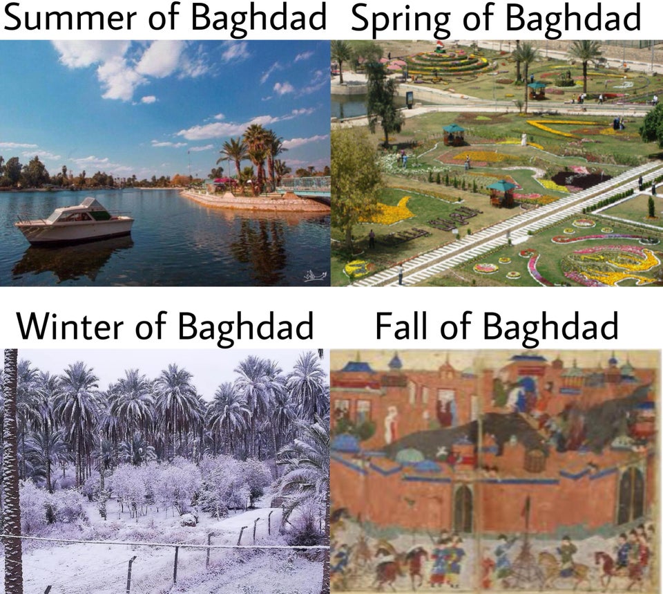 There is also another fall of Baghdad but we need to wait for 2023